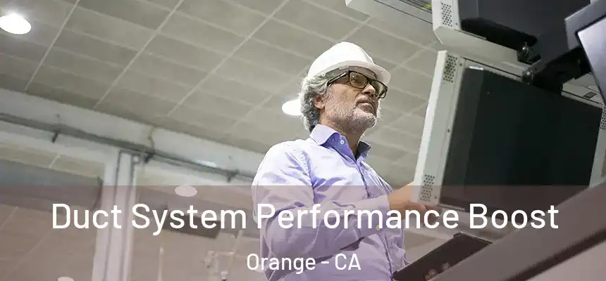 Duct System Performance Boost Orange - CA